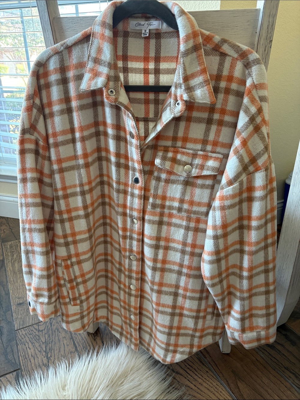 Cloud Ten Oversized Shacket sz Medium